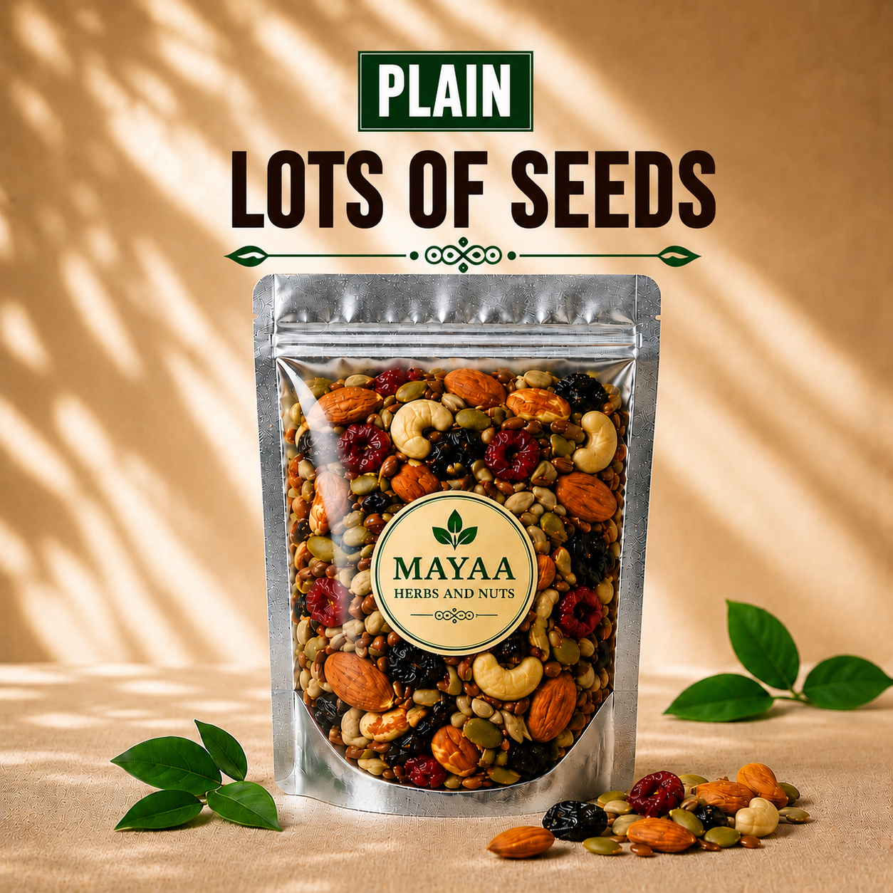 Plain Trail Mix ( Lots of Seeds )