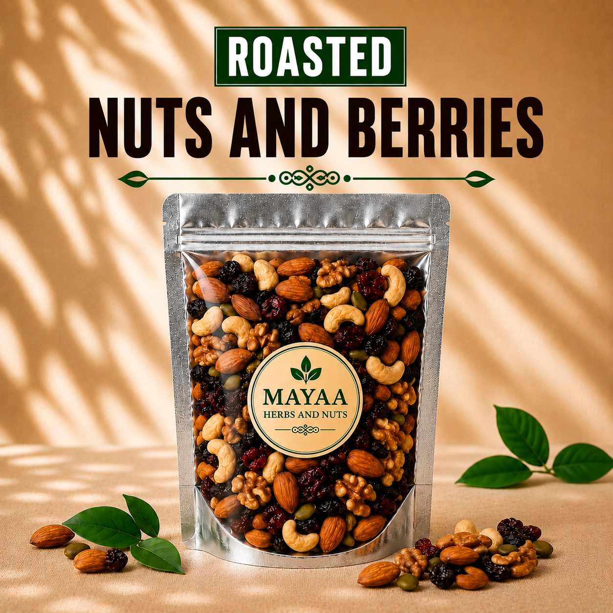 Roasted Trail Mix ( Lots of Nuts and Berries )