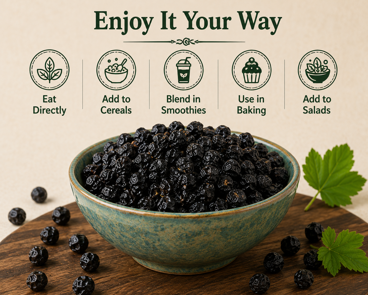 Dried Black Currants (Premium)