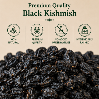 Dried Black Raisins (Premium)