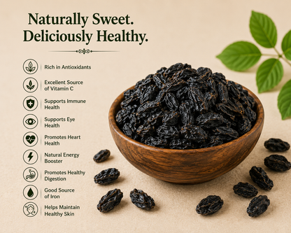 Dried Black Raisins (Premium)